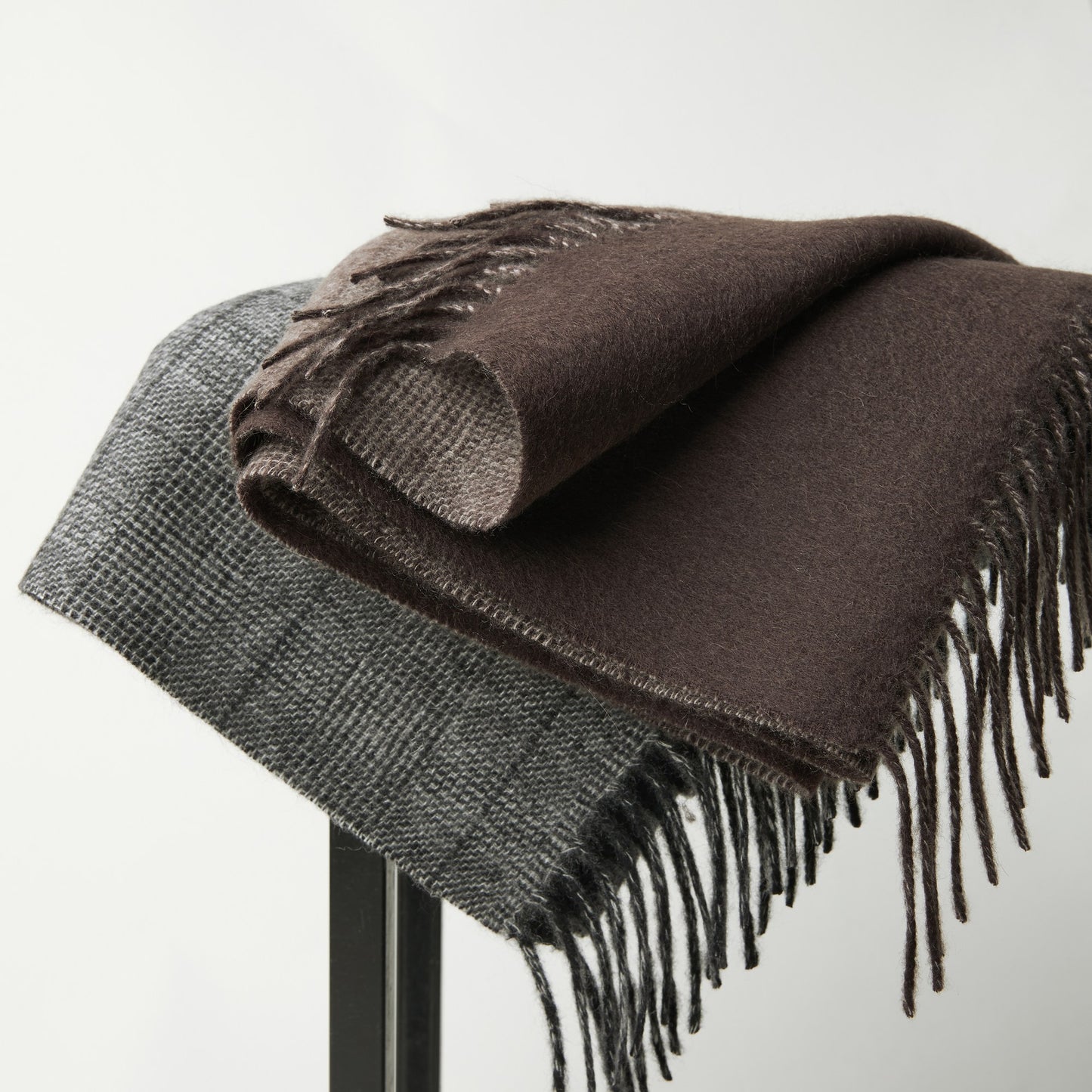 Glen Check Reversible Scarf