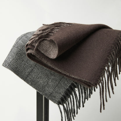 Glen Check Reversible Scarf
