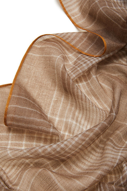 Gossamer Check Stole