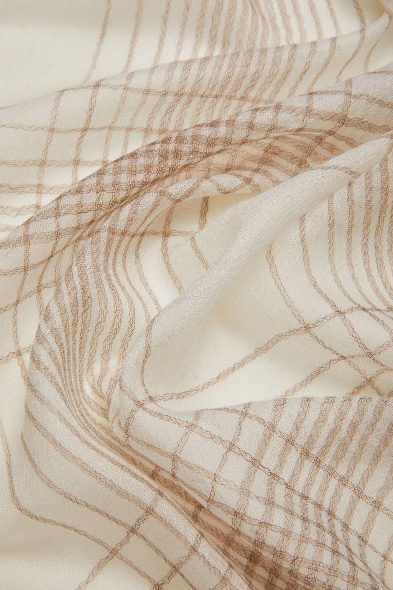 Gossamer Check Stole