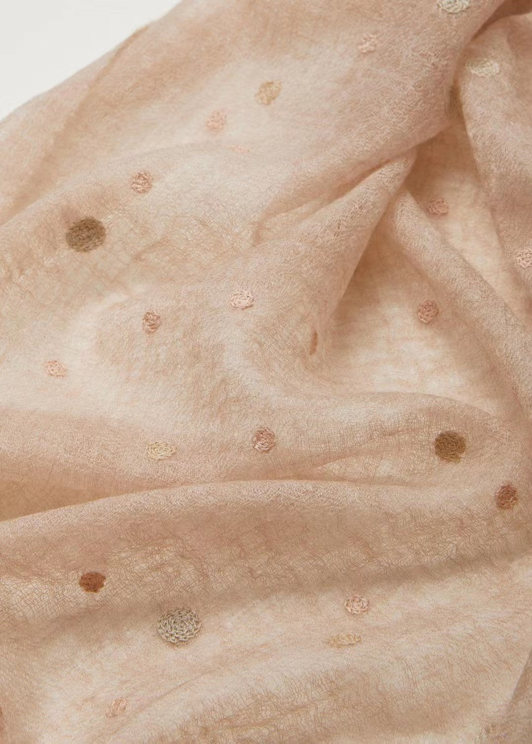 Embroidered Gauze Stole