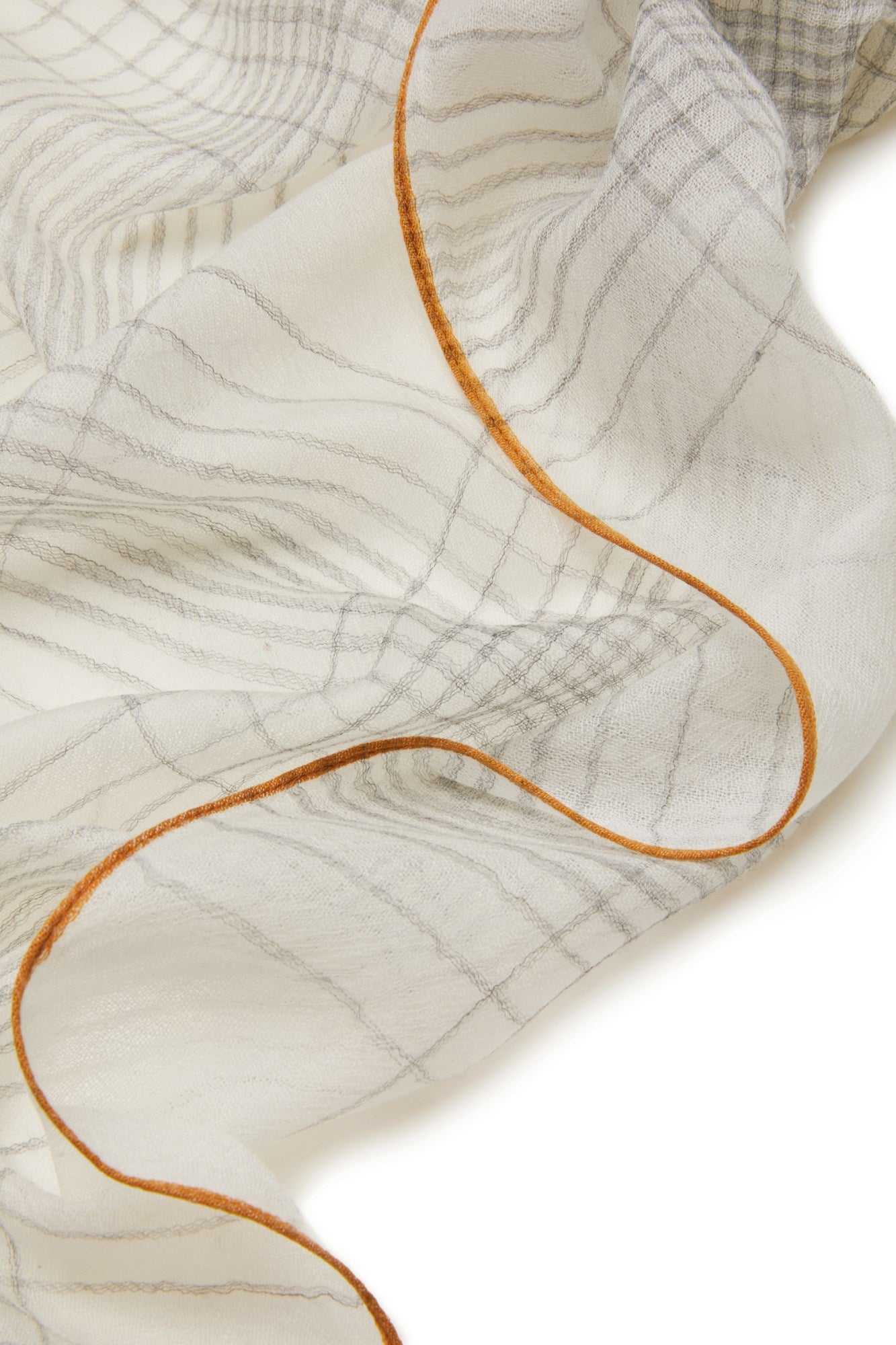Gossamer Check Stole