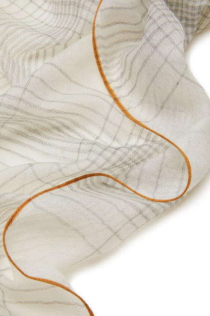 Gossamer Check Stole