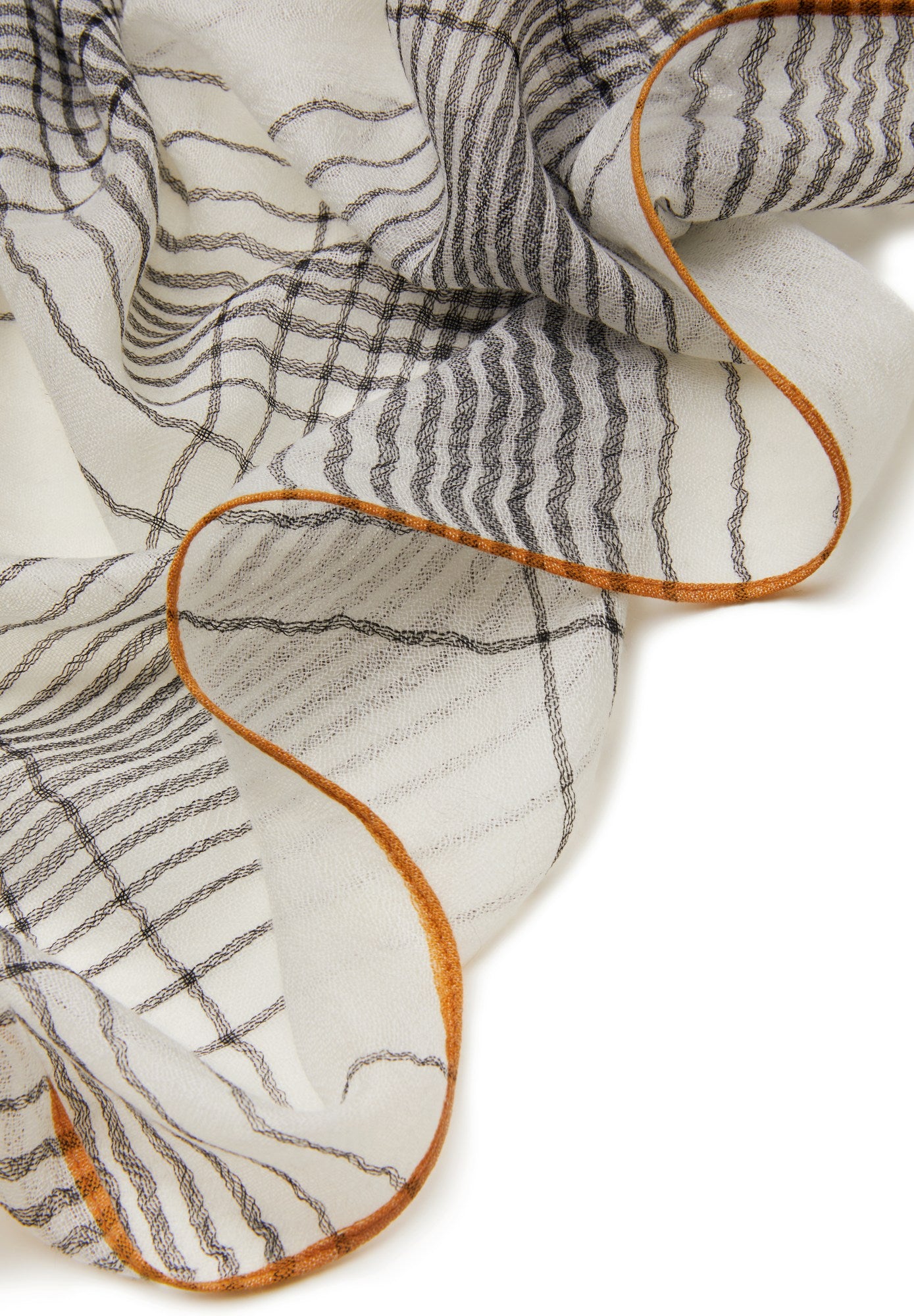 Gossamer Check Stole