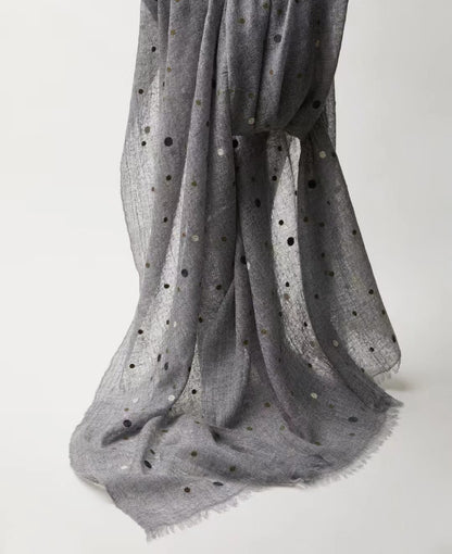 Embroidered Gauze Stole