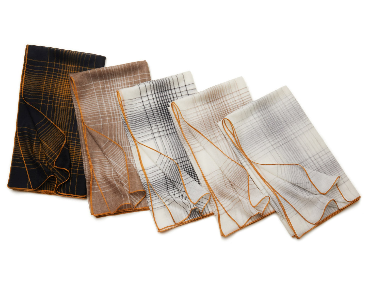 Gossamer Check Stole