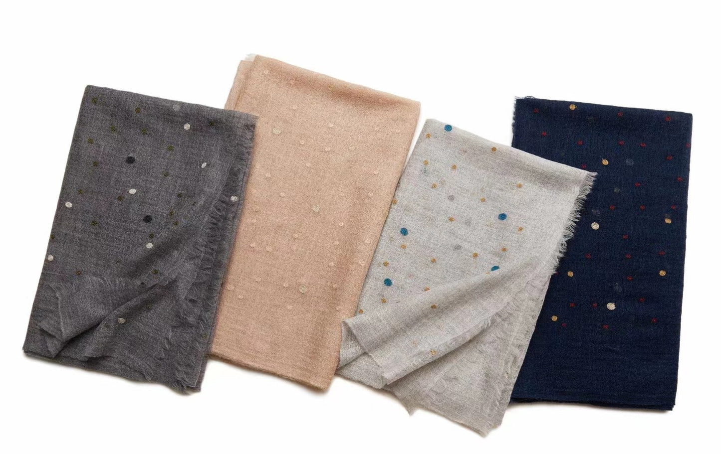Embroidered Gauze Stole