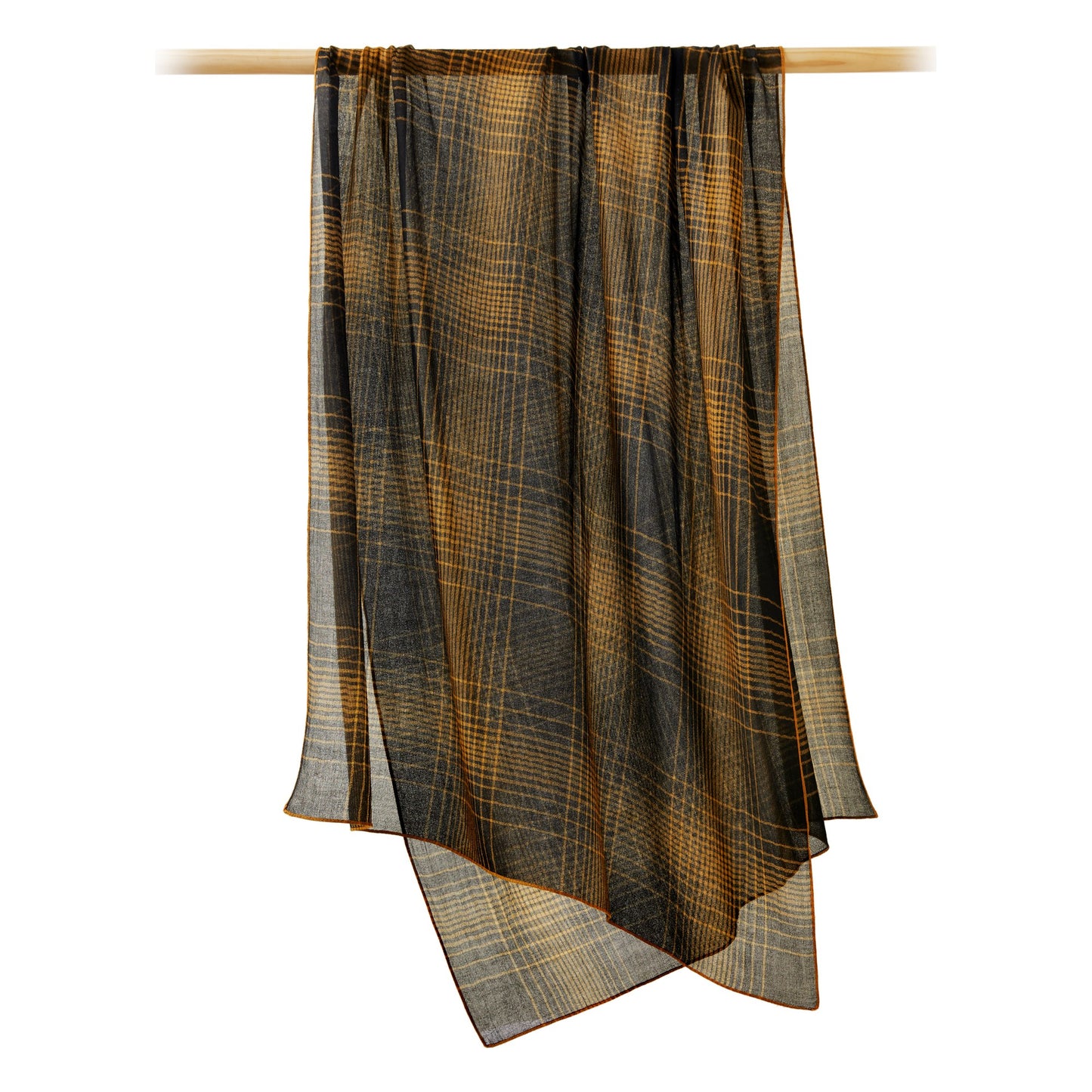 Gossamer Check Stole