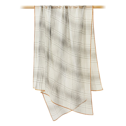 Gossamer Check Stole
